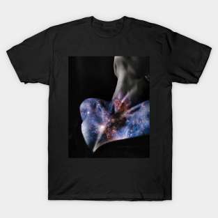 Galaxy Enveloping the Body T-Shirt